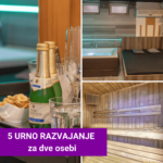 Zasebno razvajanje v dvoje s savno in jacuzzijem