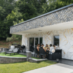 Wellness hiša z zasebno savno in masažno kado za dva