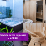 Zasebna soba z jacuzzijem in savno Koper