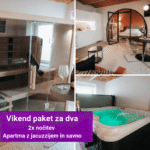 Wellness vikend paket za dva v apartmaju z jacuzzijem