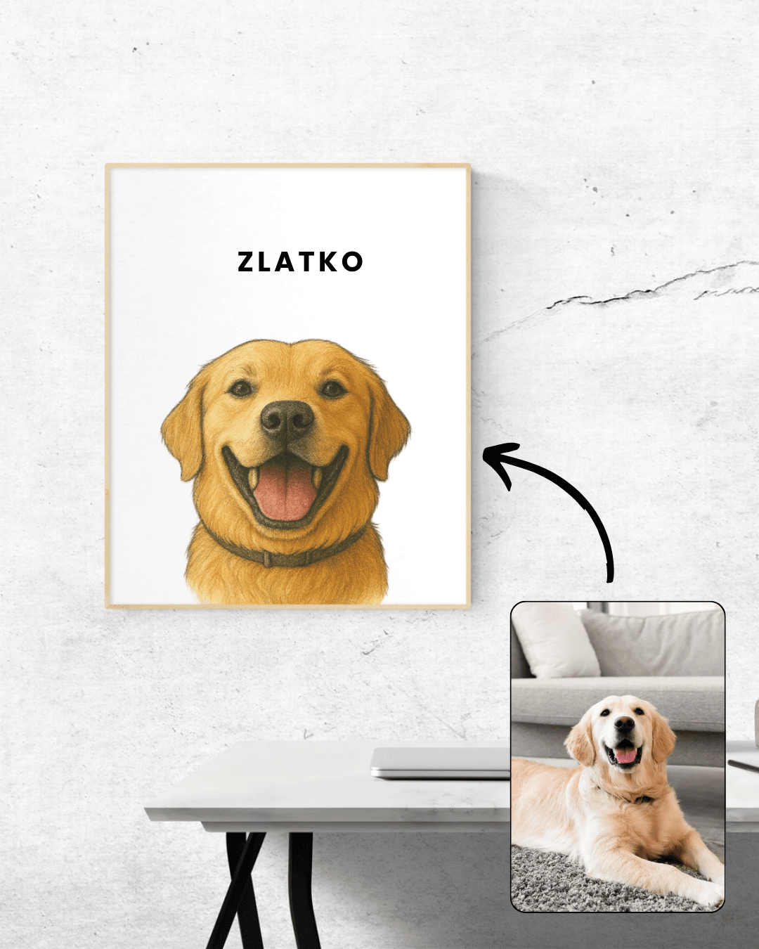 Personaliziran portret živali