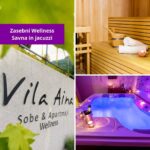 Zasebni wellness - savna in jacuzzi